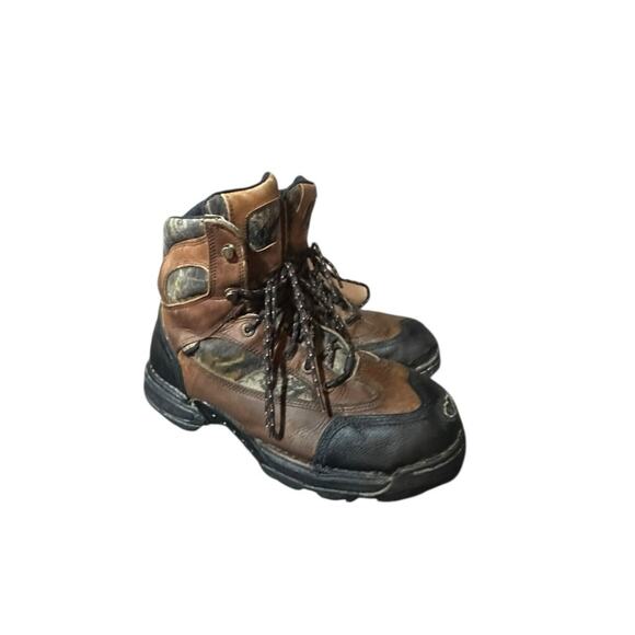 DANNER Pronghorn Men Mobu Mossy Oak Steel Toe Hunting Boot Sz 10.5D Distressed - Picture 2 of 9